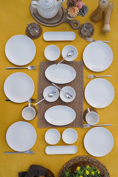 Heda Porselen Hayal 16 Piece Porcelain Breakfast Set for 6