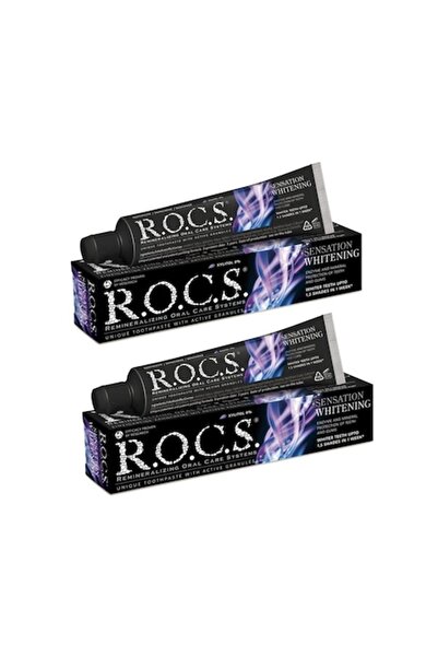 R.O.C.S. Rocs Sensatıon Whıtenıng Ekstra Beyazlatıcı Diş Macunu 74gr X 2 Adet