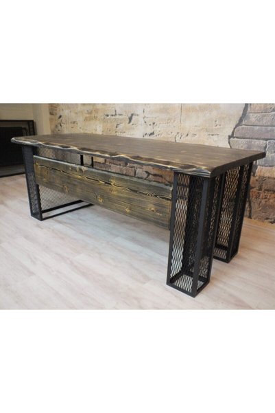 NT Concept Ntconcept Masif Ağaç Ofis Ve Çalışma Masası(85cm-200cm)