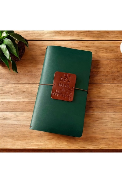 Hakiki Deri Defter Kılıfı Journal Defter Kılıfı Traveler’s Defter Kılıfı Hediye Defter Kılıfı