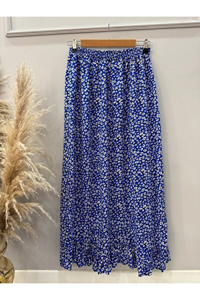 aysimamoda Fırfırlı Viskon Etek