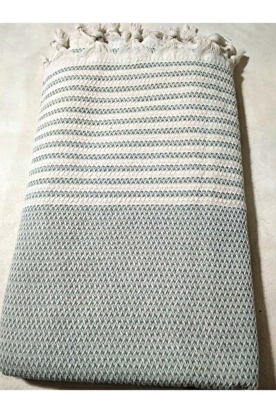 Mandaş Pamuklu Kaymaz Hasır Dokuma Koltuk-çekyat Örtüsü (180X220)-a.yeşil