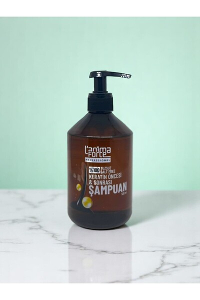 LANİMA FORTE Tuzsuz Şampuan Keratin Öncesi Ve Sonrası Tuzsuz