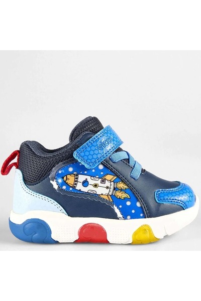 Vicco Rocky Phylon Kauçuk Taban Ortopedik Işıklı Çocuk Bot LACİVERT