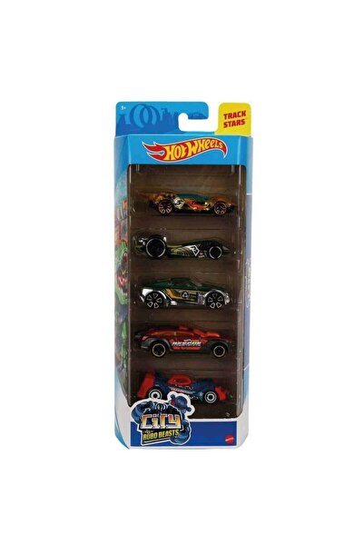HOT WHEELS 1806 Model 5-Piece Car Set