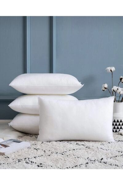 İzgi Concept Iz Premium 4 Pieces Smooth Dirt Pillow Inner Pillow Rectangular 35x45 Cm Silicone Filled 1stQuality 350 gr
