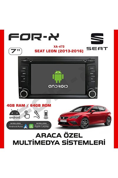 For-X SEAT YENİ LEON IBIZA ANDROİD CARPLAY MULTİMEDYA KAMERA 4/64 PRO