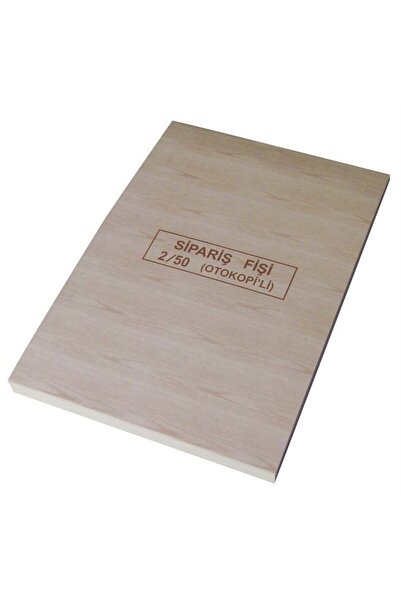 Dilman ÖZKAN/OTOKOPİLİ SİPARİŞ FİŞİ KÜÇÜK 50*2