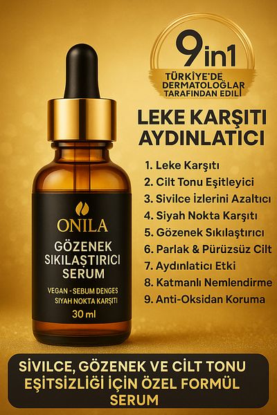 Onila Pore Tightening Face Serum Niacinamide + Zinc, Skin Tightening & Sebum Balancing 30 ml