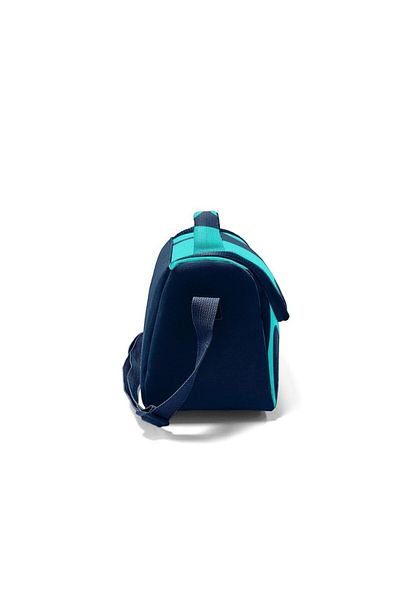Coral High Navy Blue Turquoise Patterned Thermo Lunch Box 22786