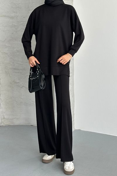 Feela Moda طقم تونيك حجاب كبير الحجم من القطن الممشط للنساء 2020