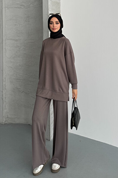 Feela Moda Set tunică oversize din țesătură modal cu hijab 2020