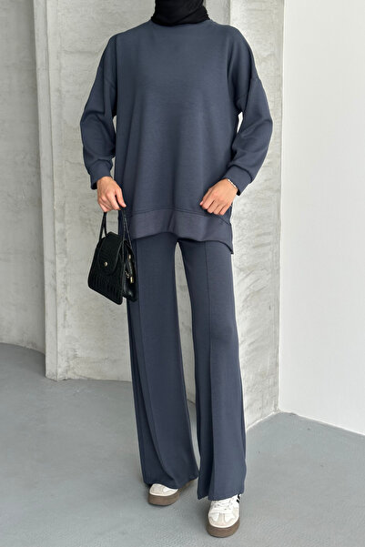 adba style Γυναικείο Modal Βαμβακερό Χτενισμένο Oversize Hijab Σετ 4028