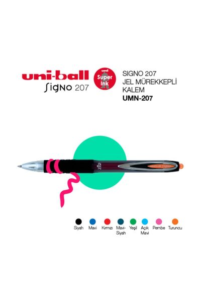Uni UNİ-BALL SİGNO 207 1,0 MEKANİK JEL KALEM MAVİ