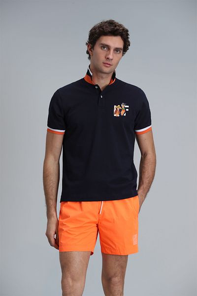 Lufian Tricou polo Ruby Smart pentru bărbați - bleumarin