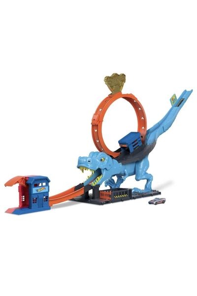 HOT WHEELS Set de joacă T-rex Chomp Down - City Hkx42