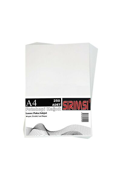 saraynot A4 Kağıt 250'li Paket 80gr No:425