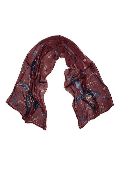 NUR İPEK %100 Şifon İpek Fular