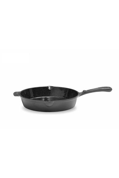 Heinner Enameled cast iron frying pan, 26x5cm, Marble Gray / DCN58636