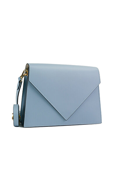 Posete Fagaras Gabrielle Leather Purse - Blue, Genuine Leather Bag, Bags, Sum...