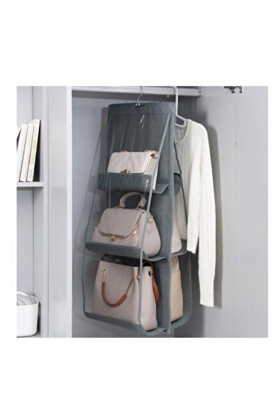 Camy Organizer Bags 6 Compartments, Hangable, 85 x 36 cm, Grey