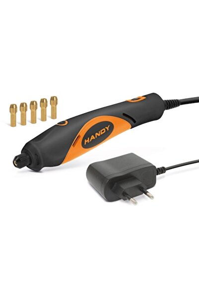 Handy Mini-găurită universală, 7 accesorii, neagră