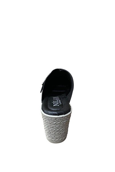 Daye Dámské pantofle na klínovém podpatku s uzavřenou přední částí