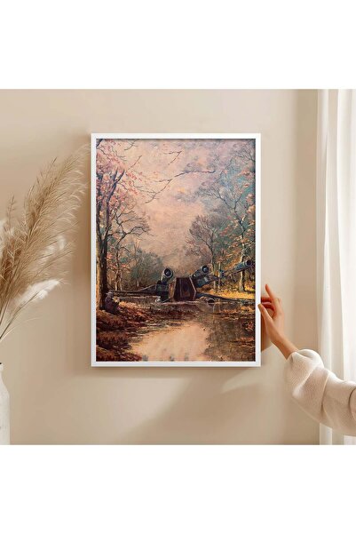 HOMEPACK TABLO CU CADRU DE LEMN POSTER CU CADRU DECOR ARTISTIC DE PERETE TK/1489