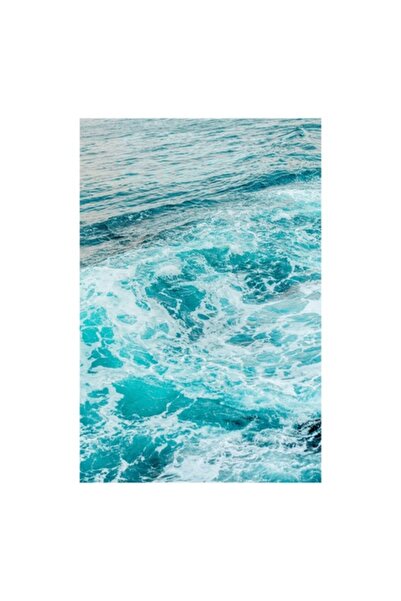 OEM Tablou Canvas, Valuri albastre in miscare continua