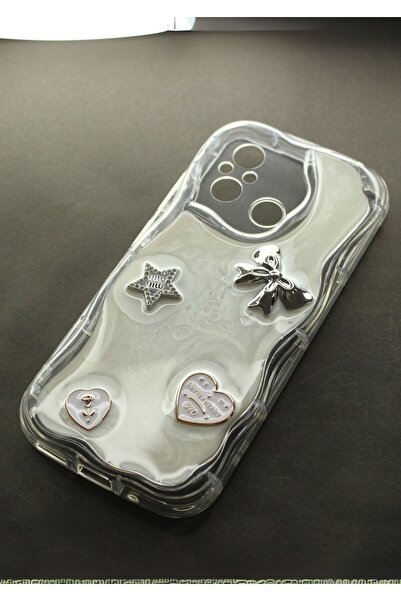 tcover Redmi 12C Kılıf Epoksi Dekorlu Kabartmalı Kapak