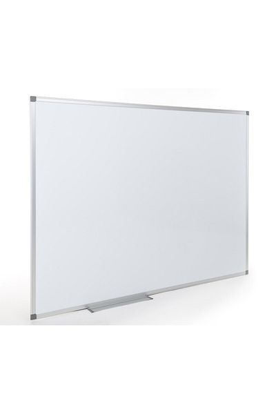 PROCART Tablă magnetică 120x90 cm cu ramă subțire, ștergere chimică, ramă din aluminiu