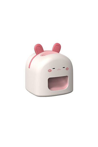 Danex Mașină de curățat semințe Mini deschizător model iepuraș cu încărcare USB 9,7x10x8,6 cm alb