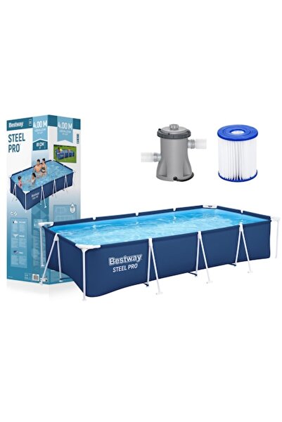 BESTWAY Cadru pentru piscină, Bestway, 400x211x81cm, albastru