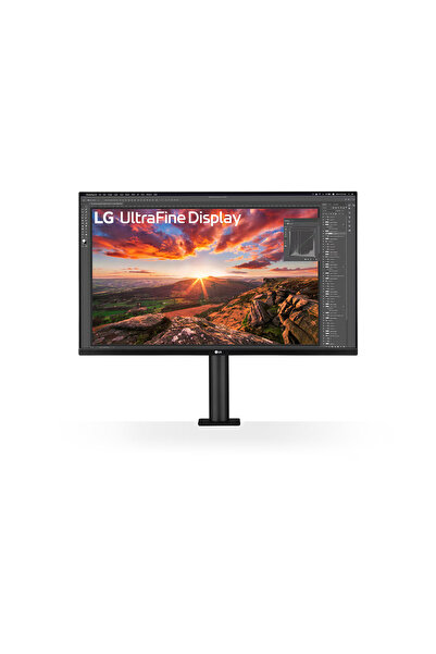 LG 31.5'' UltraFine Display 32UN880K-B 60Hz 5ms IPS UHD 4K Pivot HDR10 Ergonomik Standlı Monitör