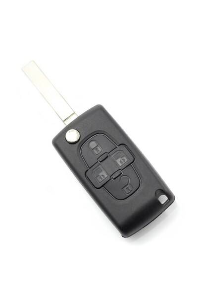 Primlife Citroen / Peugeot Carcasa Tip Cheie Briceag cu 4 Butoane, Fara Suport Baterie, Model Va2sh4