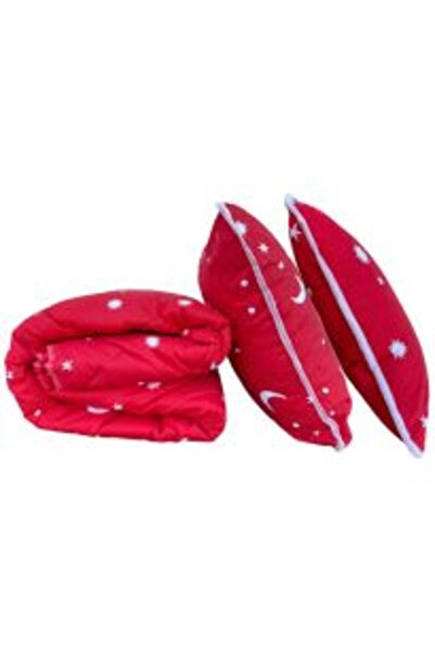 Ralex Economic Package - Digital Print 3D Double Bed Set + 2 Quilted Pillows 50 x 70 cm + Quilt 200 x 215