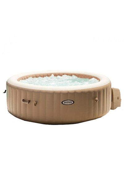 Intex Jacuzzi gonflabil PureSpa Deluxe Bubble 28426EX, 196x196xH71cm, Sahara,...