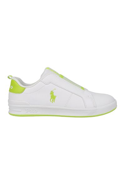 Polo Ralph Lauren Heritage Court II Slip-on - White / Citron