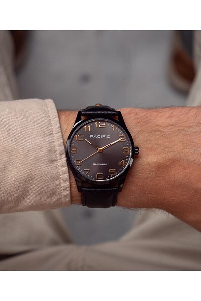 PACIFIC Men's Quartz Grey, MIYOTA 2035