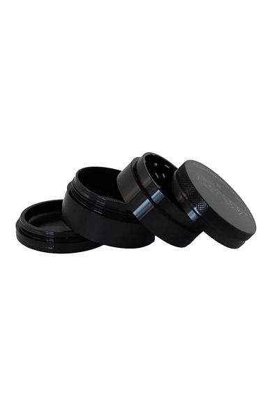 RAW Grinder HammerCraft x Black aluminum aerospace black 4 Parts Ø55mm
