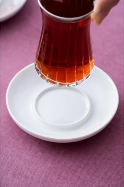 ACAR Aria Çay Tabağı 12 CM TKEBT Beyaz 1 adet