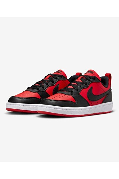 Nike Court Borough Low Recraft BG Lace Shoes - Red & Black