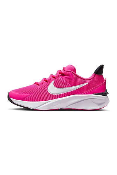 Nike Star Runner 4 Lace Up Shoes - Fierce Pink/Black/Playful Pink/White