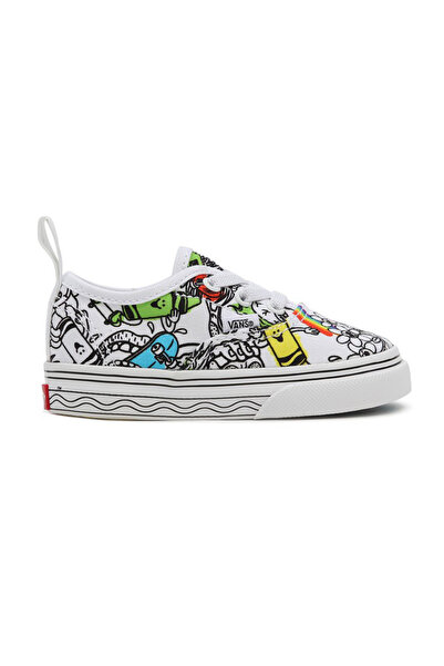Vans TD Authentic Elastic Lace Shoes - White