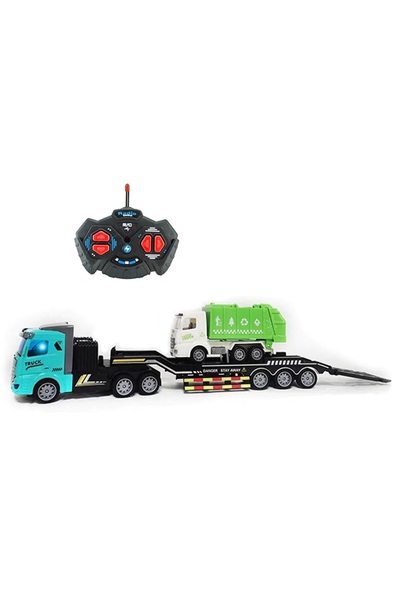 OCIE Transport truck with Garbage truck with remote control 1:16 34 cm