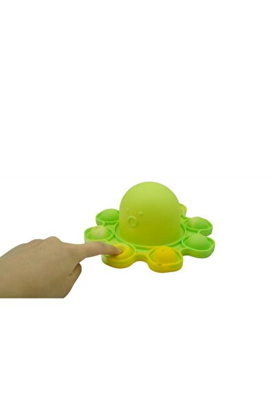 Royal Antistress toy made of silicone, Pop It Now and Flip It, Reversible octopus, 20x10 cm, Model 4, Mult