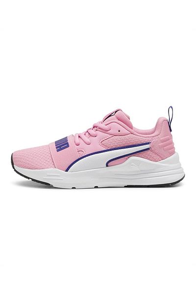 Puma Wired Run Pure Lace Up Sneakers - Mauved Out/White/Lapis Lazuli