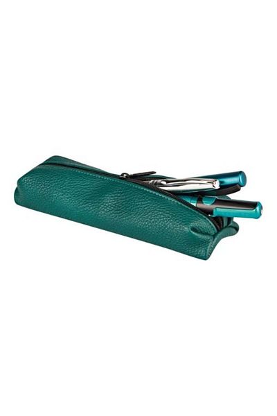 Herlitz Penar Etui Origami, Culoare Verde Pădure, Dimensiuni 6.5x3.5x20 cm, Material Material Textil
