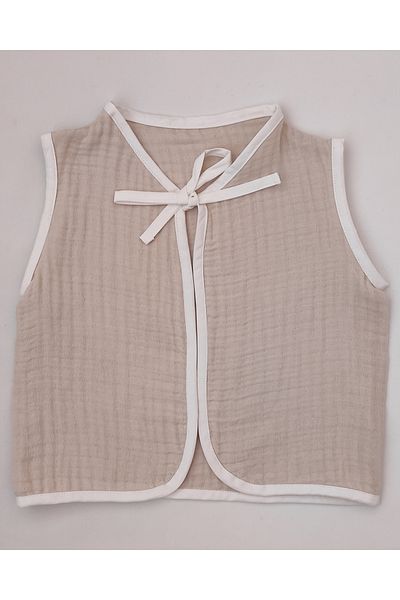 nelcollection 4 Layer Muslin Baby/Child Vest, 100% Cotton