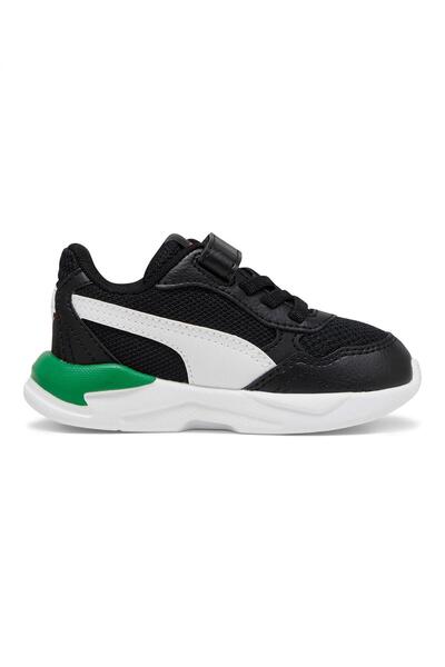 Puma X-Ray Speed Lite Velcro Closure Shoes - Black/White/Pumpkin Pie